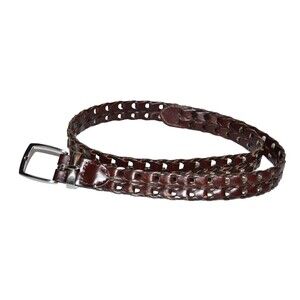 Mens Leather Belt‎  Hagger Brown 36 Boho style